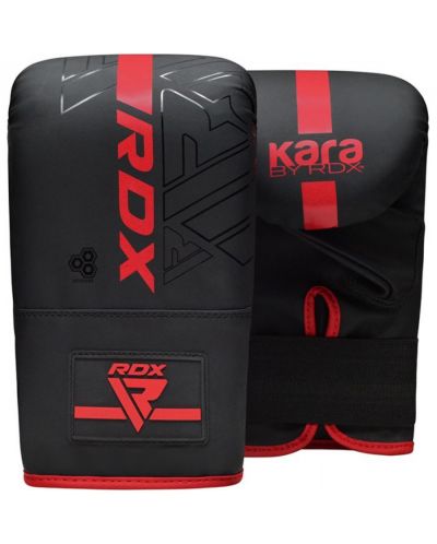 Боксови ръкавици RDX - F6, черни/червени - 1