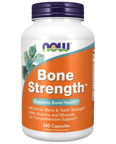 Bone Strength, 240 капсули, Now - 1