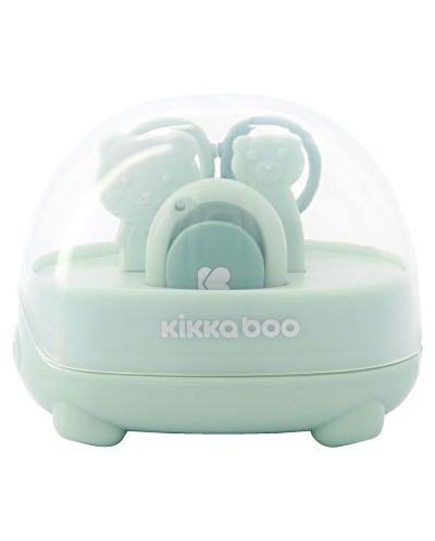 Комплект бебешка ножичка и нокторезачка KikkaBoo Bear, мента - 1