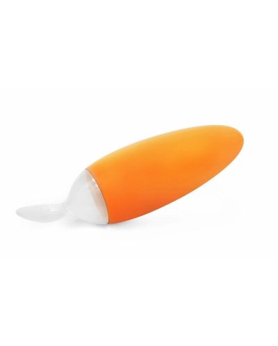 Лъжичка-дозатор за хранене Boon Squirt - 4 + месеца, оранжева