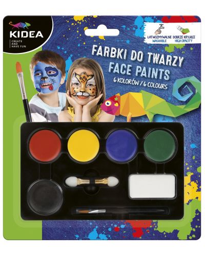 Боички за лице Kidea - 6 цвята - 1
