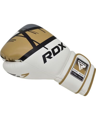 Боксови ръкавици RDX - BGR-F7 , бели/златисти - 3