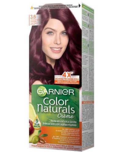 Garnier Color Naturals Crème Боя за коса, Наситено червеникаво кестеняво 3.6 - 1