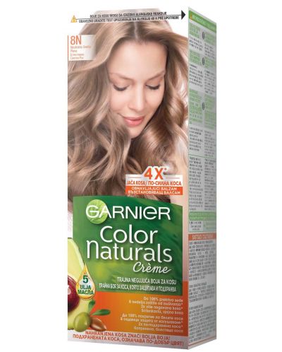 Garnier Color Naturals Crème Боя за коса, Неутрално умерено русо, 8N - 1