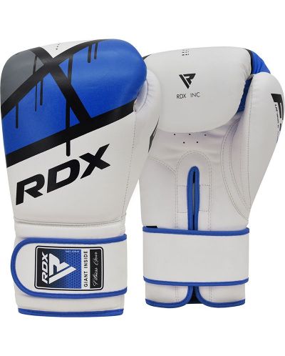 Боксови ръкавици RDX - BGR-F7 , сини/бели - 1