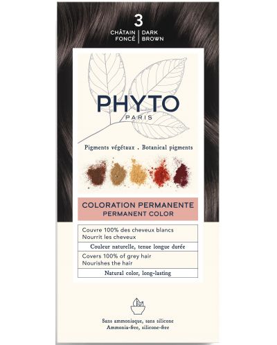 Phyto Phytocolor Боя за коса Châtain Fonc, 3 - 1