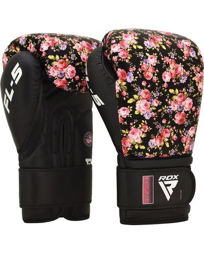 Боксови ръкавици RDX - FL5 Floral , черни - 2
