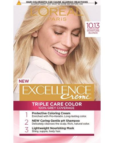 L'Oréal Еxcellence Боя за коса, 10.13 Signature Blonde - 1