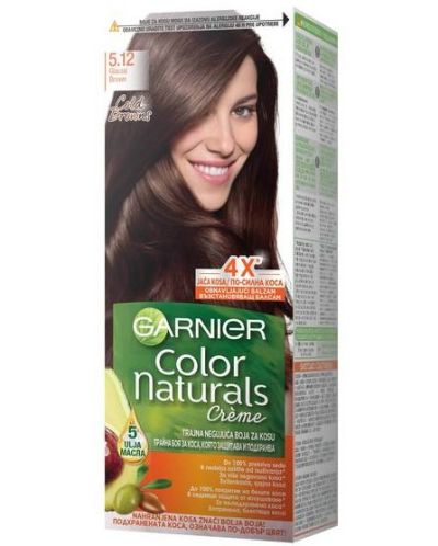 Garnier Color Naturals Crème Боя за коса, Ледено кестеняво, 5.12 - 1
