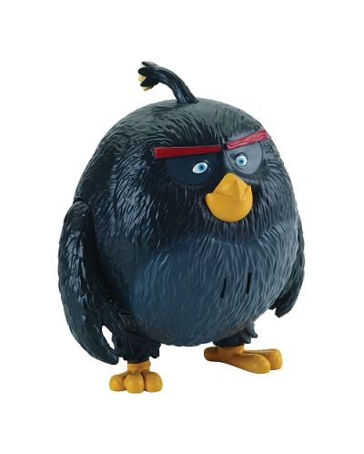 Екшън фигурa Spin master Angry Birds - Bomb, черен - 1