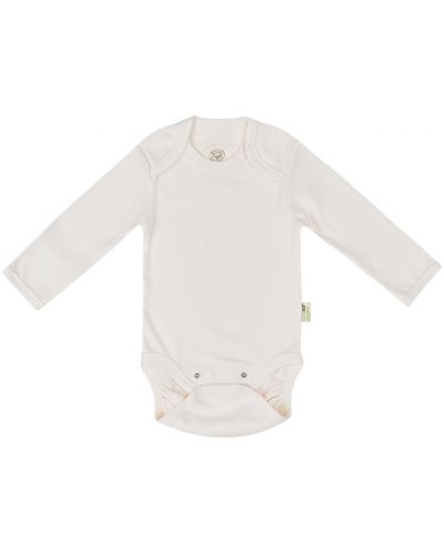 Боди дълъг ръкав Bio Baby - органичен памук, 68 cm, 4-6 месеца - 1