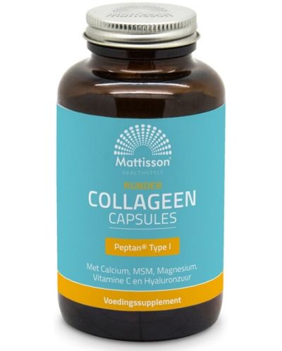 Runder Collagen Peptan Type I, 180 капсули, Mattisson Healthstyle - 1