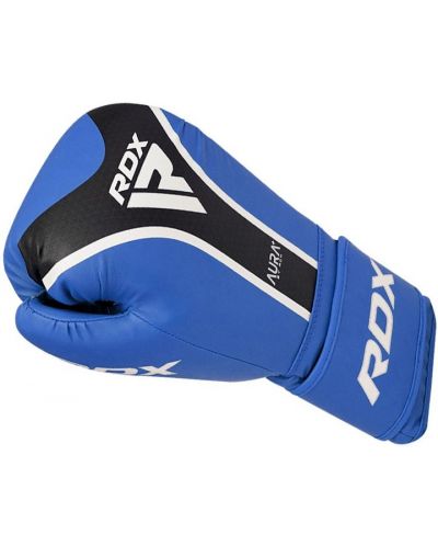 Боксови ръкавици RDX - Aura Plus T-17 , сини/черни - 4