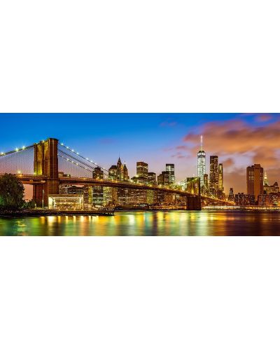 Панорамен пъзел Castorland от 600 части - Бруклинският мост, Ню Йорк - 2