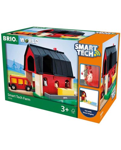 Играчка от дърво Brio Smart Tech - Умна ферма - 2