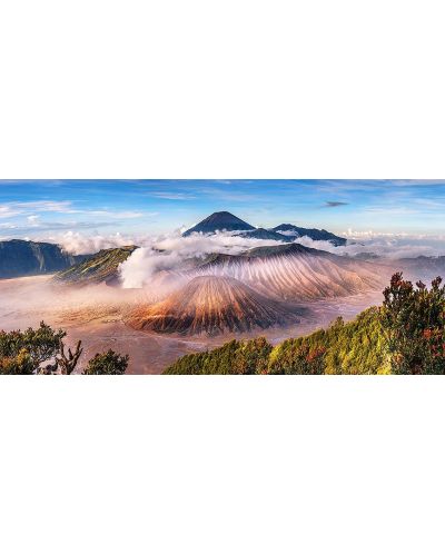 Панорамен пъзел Castorland от 600 части - Вулканът Бромо, Индонезия - 2