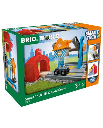 Игрален комплект от дърво Brio Smart Tech - Умен кран - 5