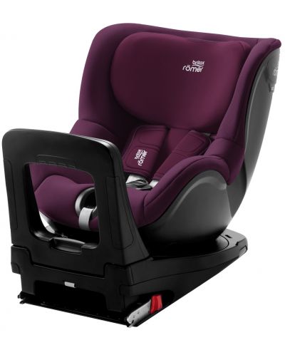 Столче за кола Britax Romer - Dualfix M, с IsoFix, i-Size, 40-87 cm, Burgundy Red