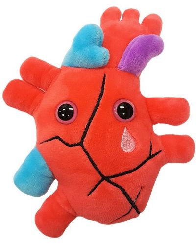 Плюшена фигура Giant Microbes Adult: Разбито сърце (Broken Heart) - 1