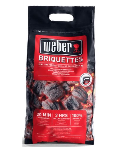 Брикети Weber - WB 17590, 100% натурални, 4 kg - 1
