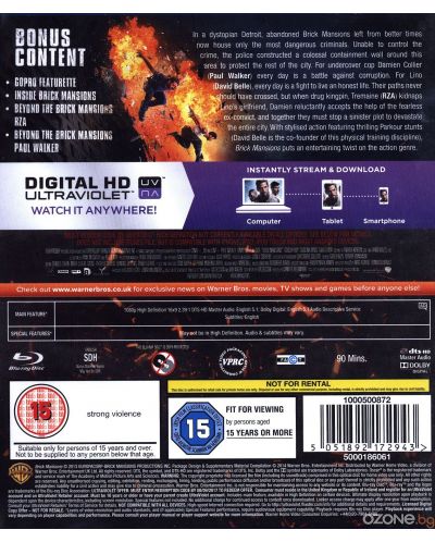 Brick Mansions (Blu-Ray) - 2