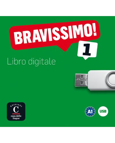 Bravissimo! 1 (A1) Llave USB con libro digital
