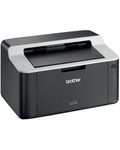 Принтер Brother - HL-1112E, лазерен, черен/бял - 2