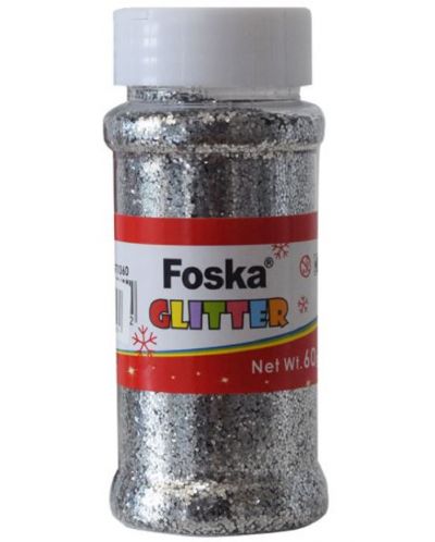 Брокат Foska - 60 gr, сребрист - 1