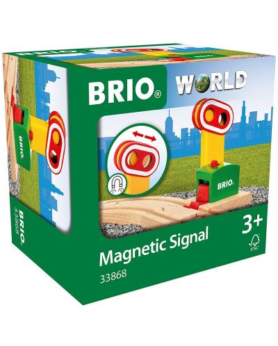 ЖП аксесоар Brio World - Светофар с магнит - 3