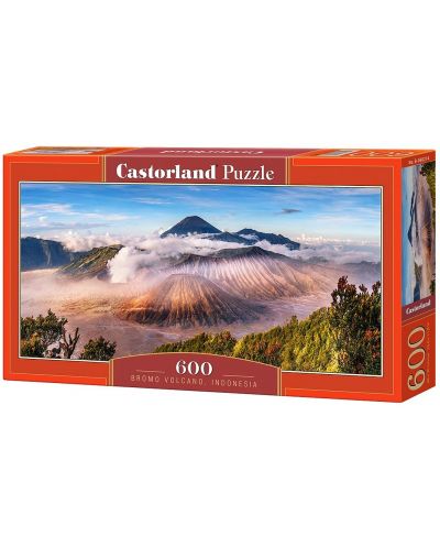 Панорамен пъзел Castorland от 600 части - Вулканът Бромо, Индонезия - 1