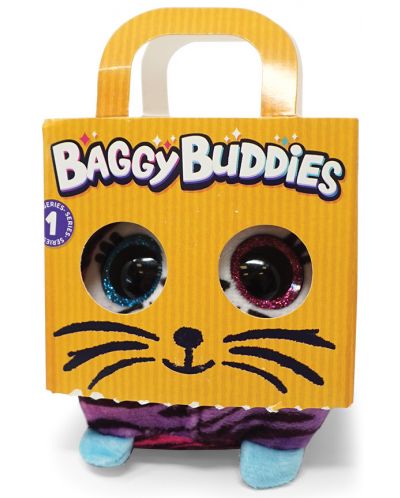 Плюшена играчка-изненада Baggy Buddies - Коте, асортимент - 4