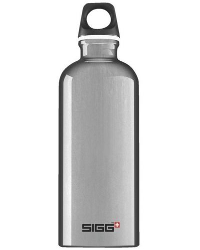 Бутилка за вода Sigg Traveller – сребриста, 0.6 L - 1