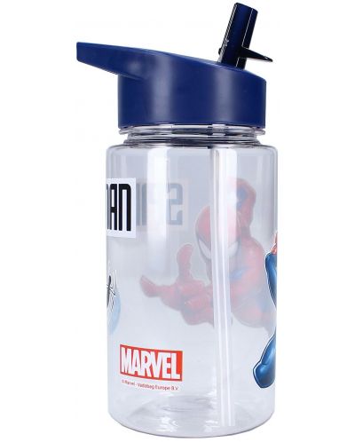 Бутилка за вода Vadobag Let's Eat - Spider-Man, 450 ml - 3