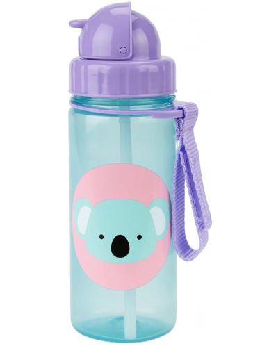 Бутилка със сламка Skip Hop Zоо - Koala, 385 ml - 1