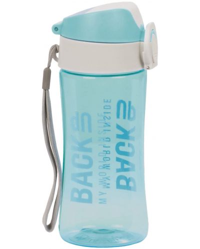 Бутилка за вода BackUp -  Мента, 400 ml - 1