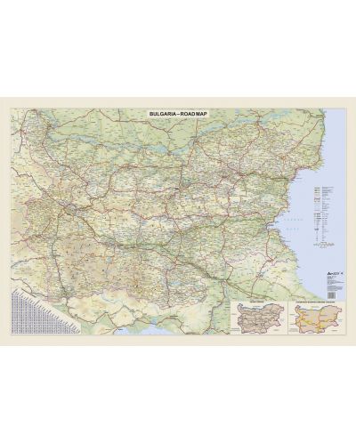BULGARIA – Road Map 150/107 Атласи - 1