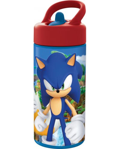 Бутилка със сламка Stor Sonic - 410 ml - 1