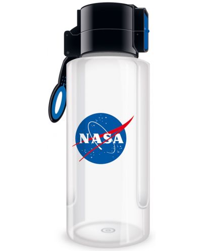 Бутилка за вода Ars Una NASA - Прозрачна, 650 ml - 1