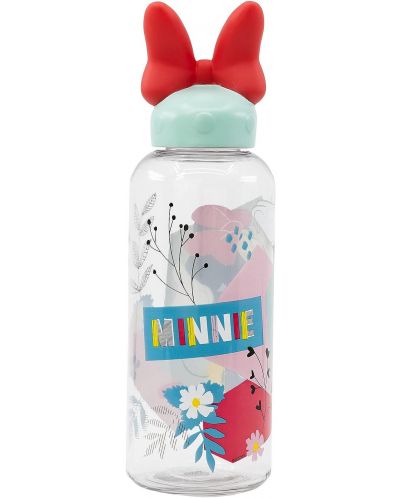 Бутилка за вода Stor Minnie Mouse - 560 ml, 3D капачка - 2