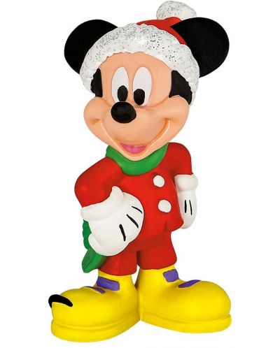 Фигурка Bullyland Mickey Mouse & Friends - Мики Маус, в коледен костюм - 1