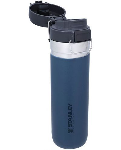 Бутилка за вода Stanley Go - Quick Flip, 0.7 L, синя - 2