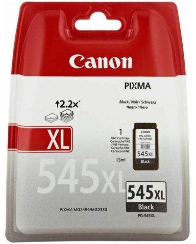 Мастилена касета Canon - Canon PG-545XL BK, за PIXMA MG2450/MX495, Black
