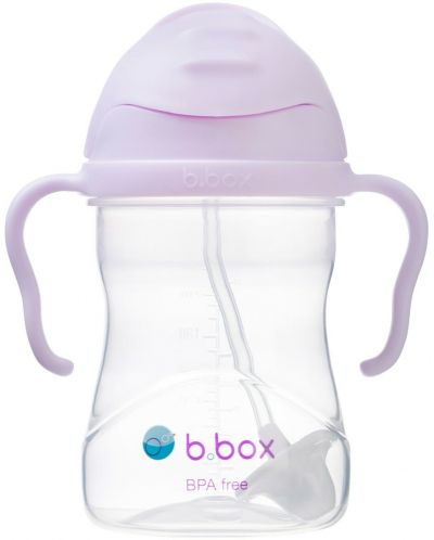 Бутилка със сламка b.box - Sippy cup, 240 ml, Boysenberrya - 2