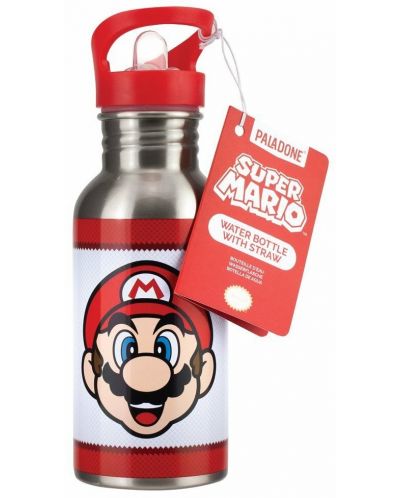 Бутилка за вода Paladone Games: Super Mario Bros. - Super Mario - 3
