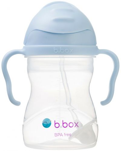 Бутилка със сламка b.box - Sippy cup, 240 ml, Bubblegum - 3