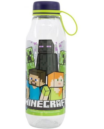  Бутилка за вода Graffiti Minecraft - Adventure, 650 ml - 1