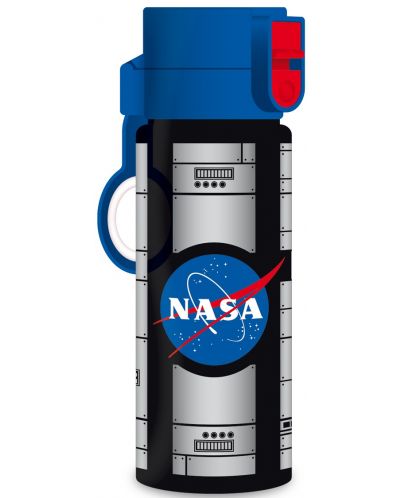 Бутилка за вода Ars Una NASA - Синя, 475 ml - 1