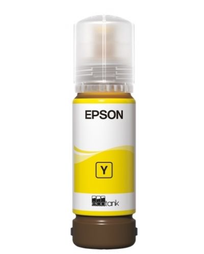Бутилка с мастило Epson - 108 EcoTank, Yellow - 1