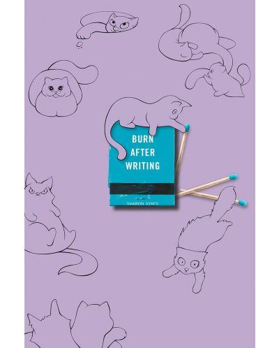 Burn After Writing (Purple With Cats) - 1
