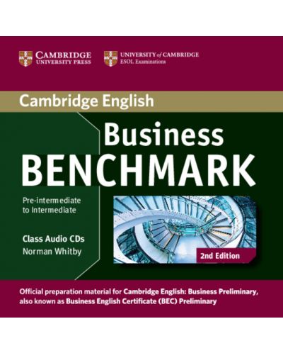 Business Benchmark Pre-intermediate to Intermediate Business Preliminary Class Audio CDs (2) - 1